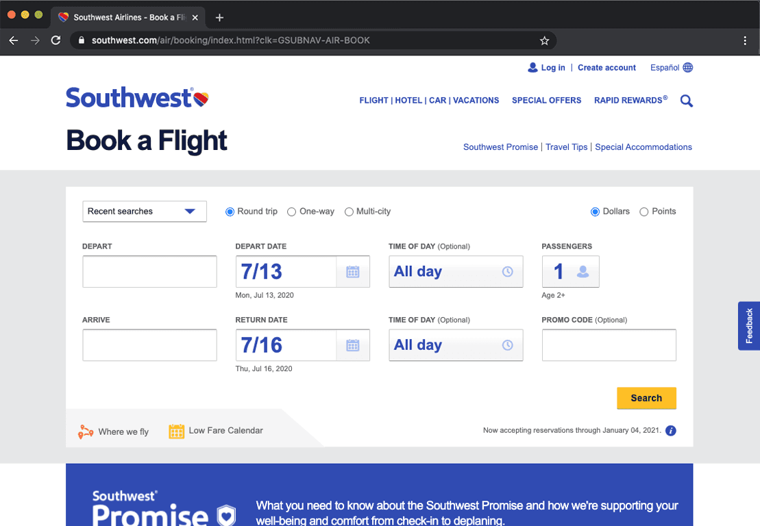 Southwest Airlines image